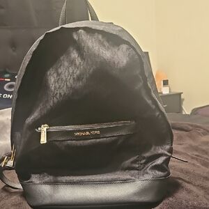 Michael Kors Jet Black Backpack